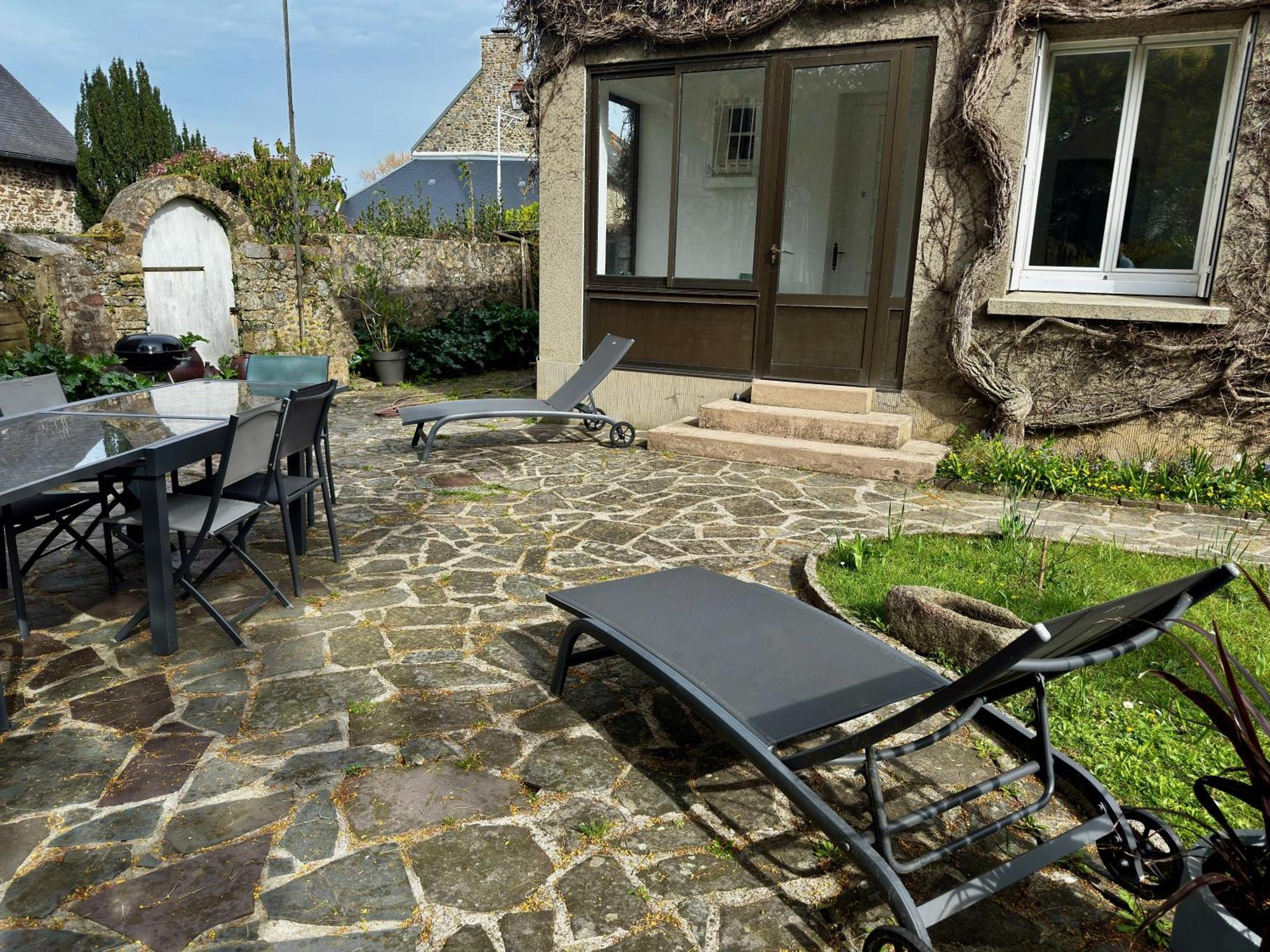 La Triolette, Maison Chaleureuse, Independante Et Refaite A Neuf Dans Le Vieux Coutainville, Tourisme Ou Teletravail Agon-Coutainville Buitenkant foto